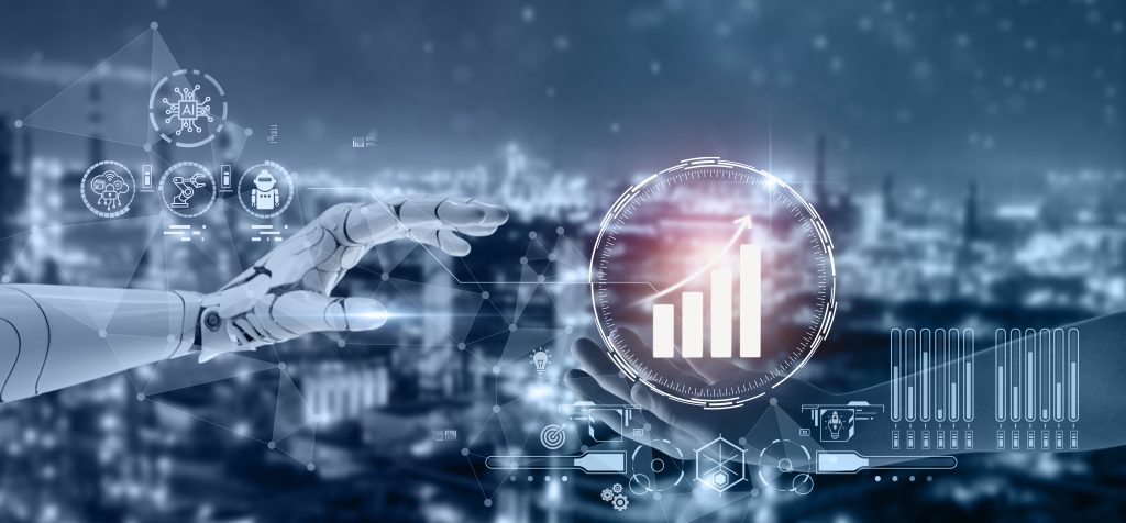 growth hacking concept. a modern approach to marketing, combining creativity and technical savvy to rapidly increase business growth. using digital tools, data driven and automation to drive growth.